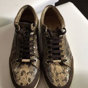 Jimmy Choo snakeskin sneakers